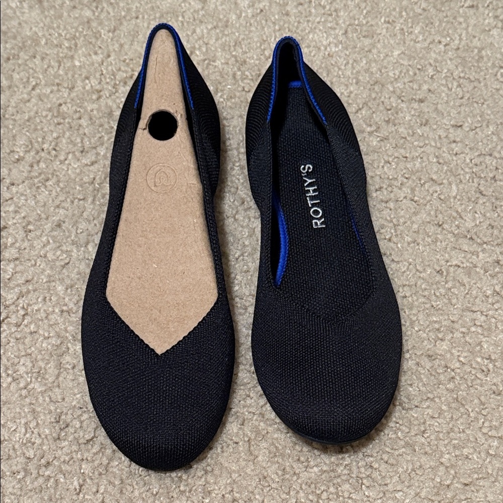 Rothy's Black Round Toe Flats - image 2